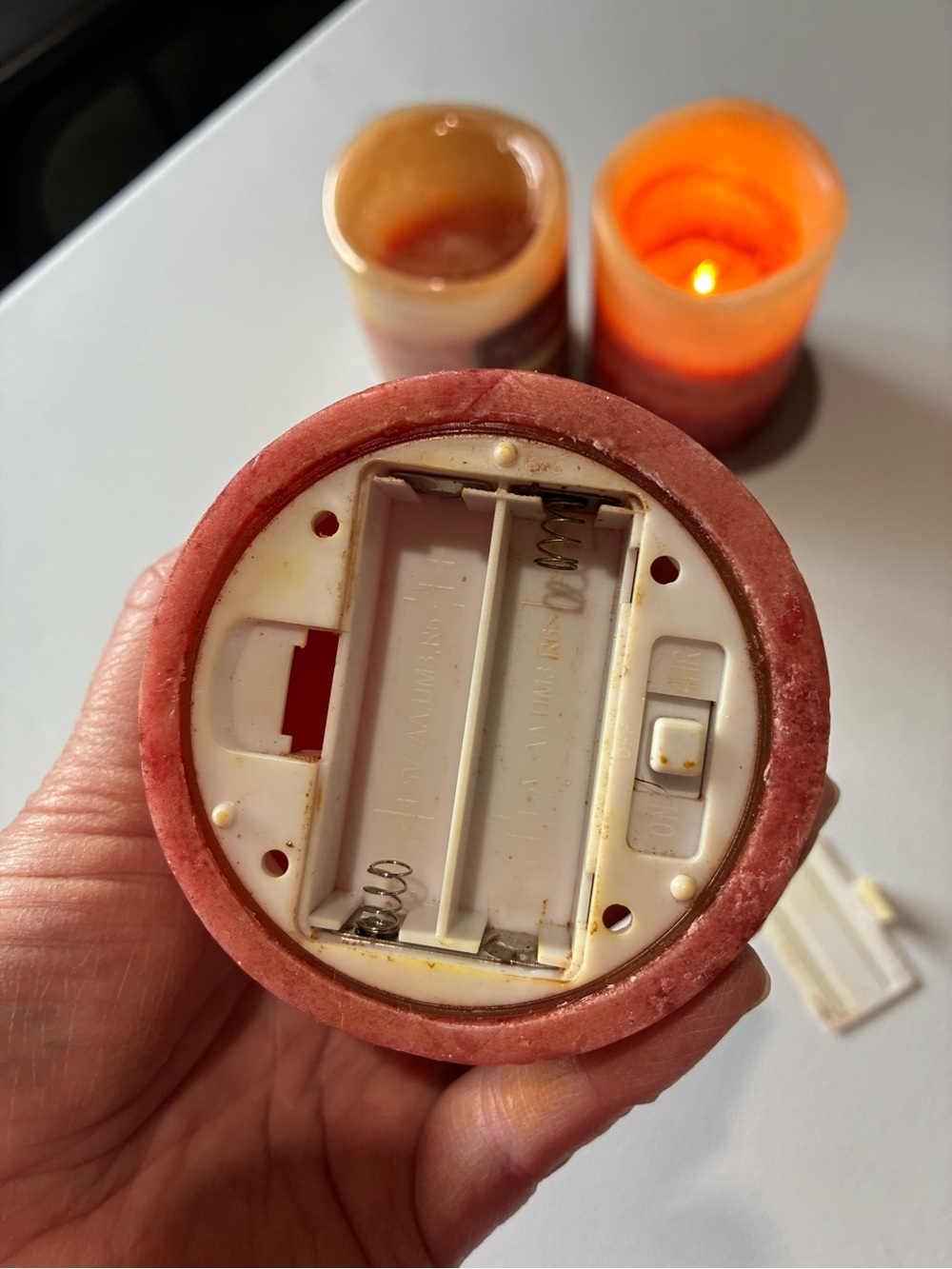 Flameless Scented Candle Set of 3 - Picture 6 of 9